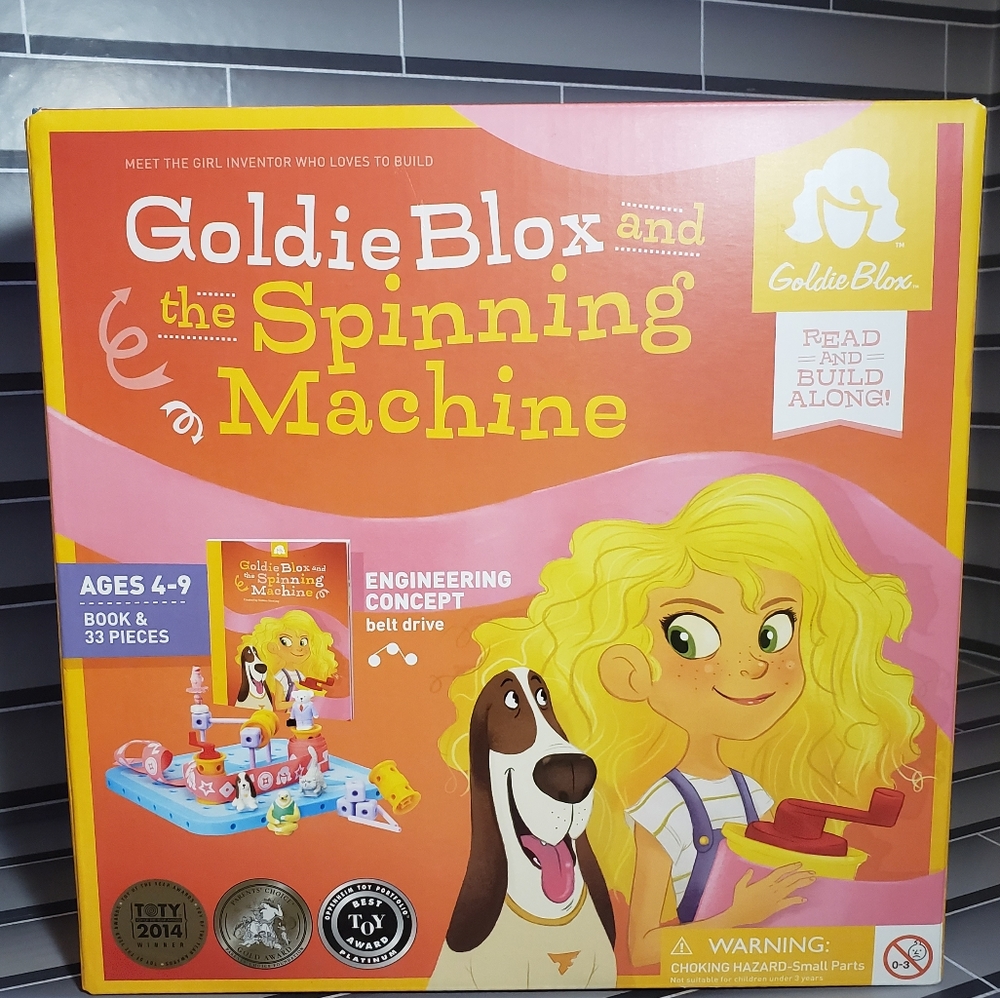 Goldie Blox and the Spinning Machine kids toy